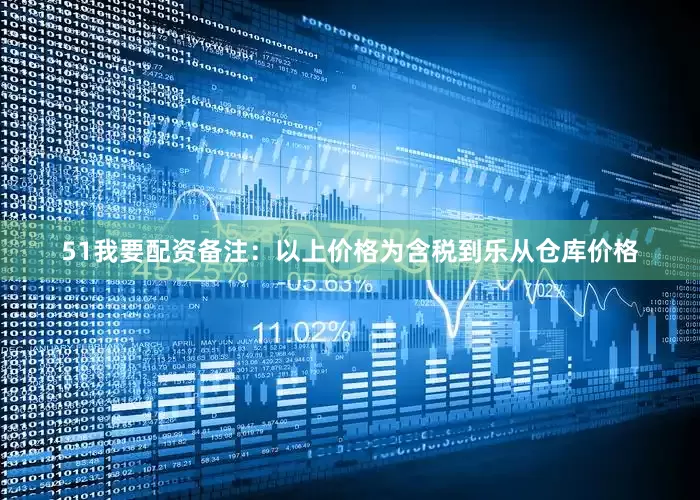 51我要配资备注：以上价格为含税到乐从仓库价格